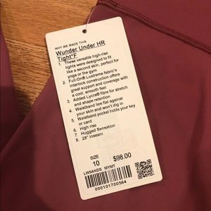 lululemon athletica Pants - lululemon wunder under high rise tight lululemon athletica Pants - lululemon wunder under high rise tight